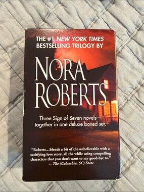 Nora Roberts Three Sign of Seven Trilogy - Red/Black Book Boxed Set